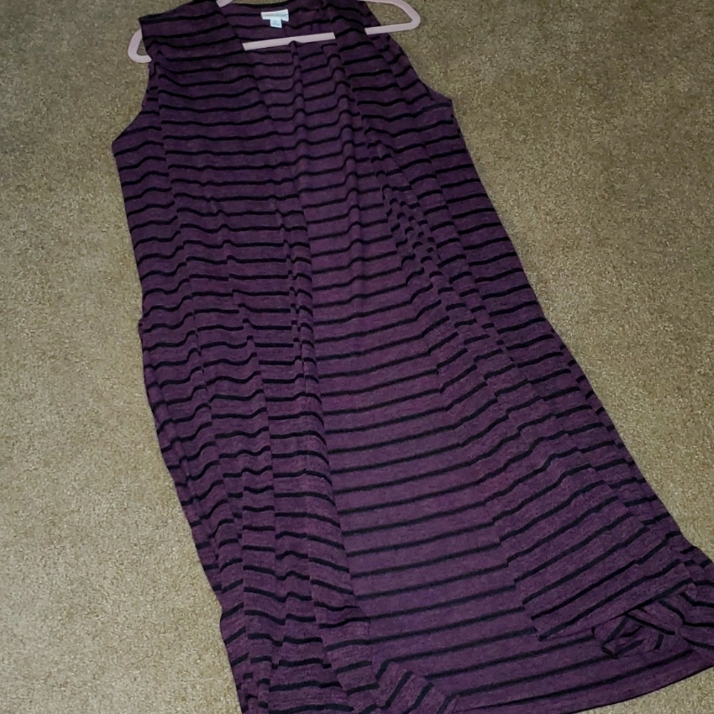 NWOT LULAROE DUSTER/VEST SZ. XL